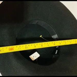  Black Wool Floppy Wide Brim Hat Size Medium NWOT size: M ASOS | Accessories | Asos Black Wool Floppy Wide Brim Hat  main image 2